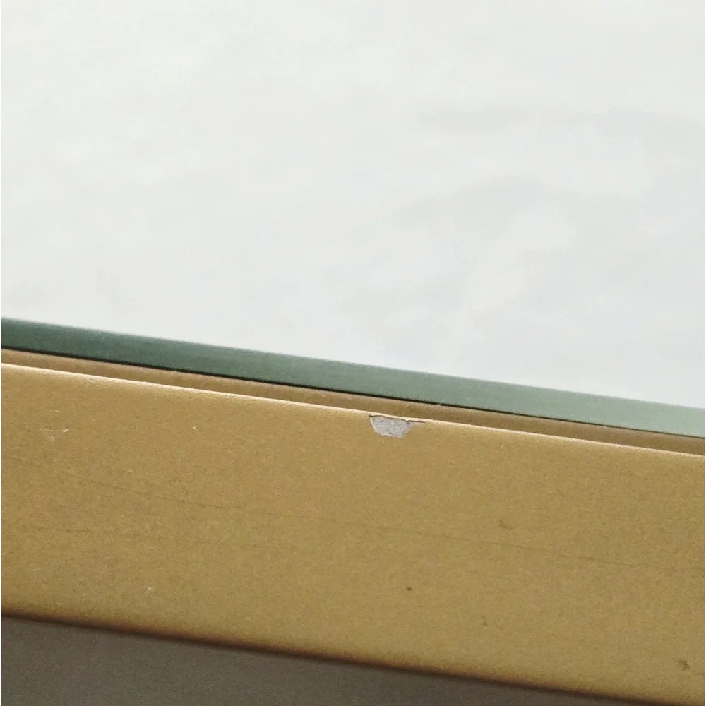 Crate & Barrel Gold Star Wood Frame Mirror Casual Glam Modern Farmhouse 20